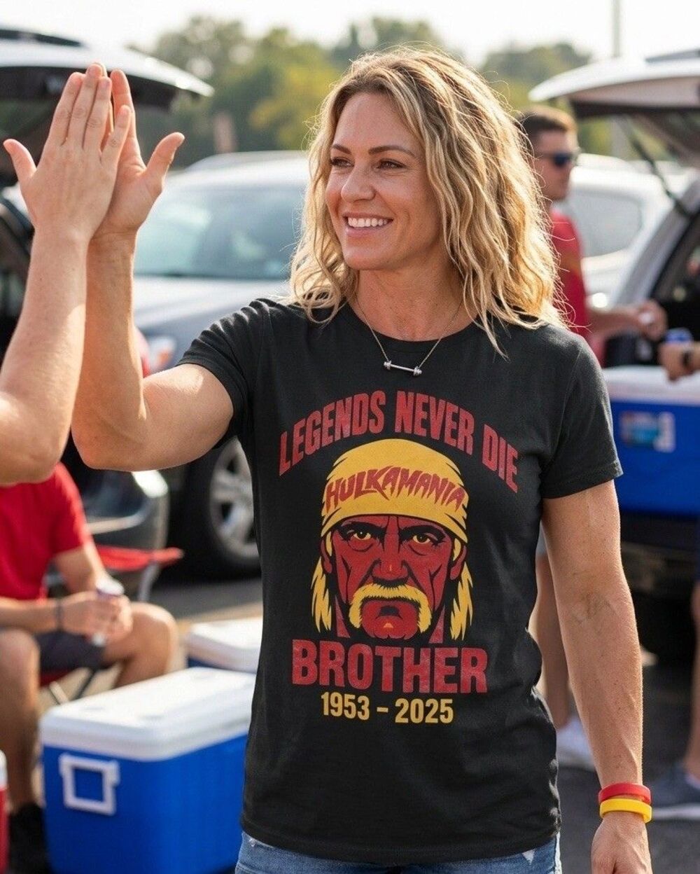 Hulk Hogan Legends Never Die T-Shirt Womens XXL Black Hulkamania Brother